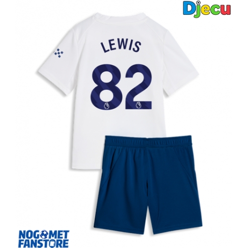 Manchester City Rico Lewis #82 Rezervni Dres za djecu 2026-27 Kratak Rukav (+ Kratke hlače)